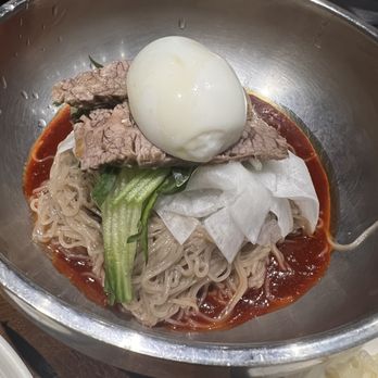 Chanmaru - NaengMyung (buckwheat noodles with cold broth) - Korean Near Me - Carrollton, Texas