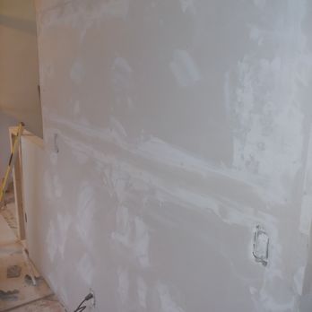 Gerovac Remodeling - Drywall repair from car going in garage too far - General Contractors Near Me Gerovac Remodeling - Drywall repair from car going in garage too far - General Contractors Near Me