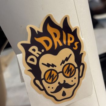 Dr Drips Coffee Lounge - sticker! - Coffee & Tea Near Me - Orlando, Florida Dr Drips Coffee Lounge - sticker! - Coffee & Tea Near Me - Orlando, Florida