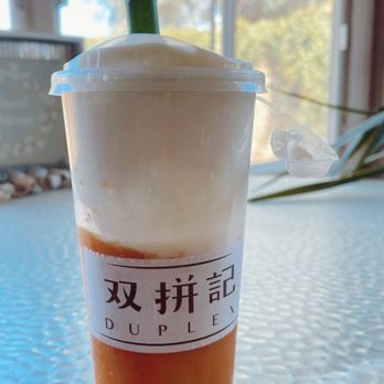 Duplex Boba Tea Station - Real Mango Coconut - Hong Kong Style Cafe Near Me - Tempe, Arizona