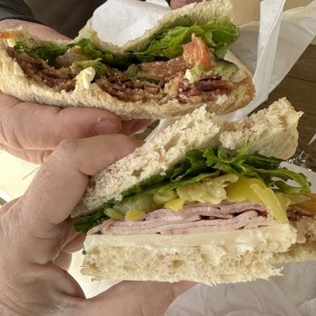 Savage Spirits & Deli - BLTA and a ham/turkey/prov - Sandwiches Near Me - Paso Robles, California