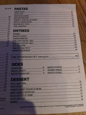 Menu photo 2 Marvin Los Angeles, CA