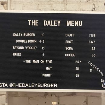 The Daley - menu - Burgers Near Me - Honolulu, Hawaii The Daley - menu - Burgers Near Me - Honolulu, Hawaii