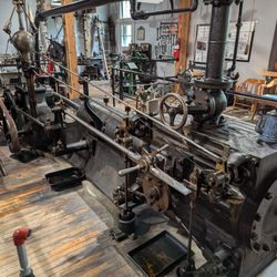 Muskegon Heritage Museum - Steam engine