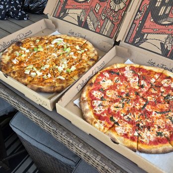 Cafe Apizza - Buffalo Chicken and Margherita - Pizza Near Me - Forty Fort, Pennsylvania Cafe Apizza - Buffalo Chicken and Margherita - Pizza Near Me - Forty Fort, Pennsylvania