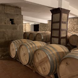 Bodegas De La Marquesa - Barrel room, one of many