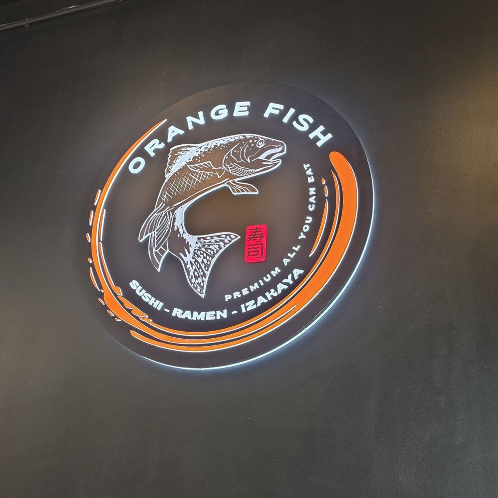 Orange Fish - Sign - Ramen Near Me - La Verne, California Orange Fish - Sign - Ramen Near Me - La Verne, California