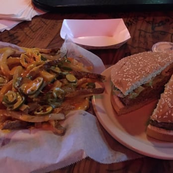 George's Southside - Cheese burger and jalapeño cheddar fries. Good stuff. - Sandwiches Near Me - Baton Rouge, Louisiana