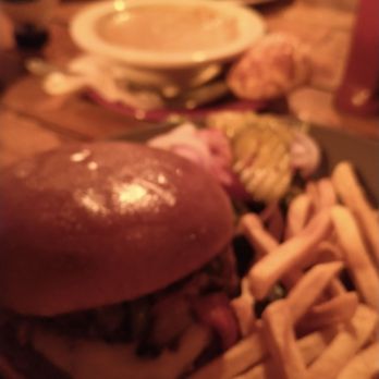 Showdowns Restaurant - Southwest hamburger, and a cup of mushroom soup. - Music Venues Near Me - Tropic, Utah Showdowns Restaurant - Southwest hamburger, and a cup of mushroom soup. - Music Venues Near Me - Tropic, Utah