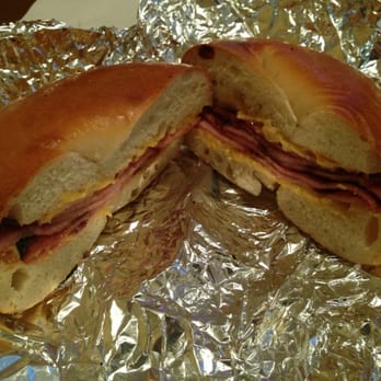 Hot Bagels Abroad - Taylor ham and cheese - Bagels Near Me - Bloomfield, New Jersey