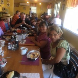 Our breakfast with Father Healey