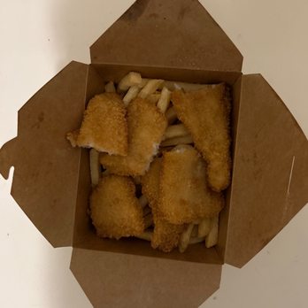 Bag o'Crab - Fish N Chips or Fried Fish. It comes with French Fries and the tartar sauce and ketchup for the fries. - Cajun/Creole Near Me - Modesto, California
