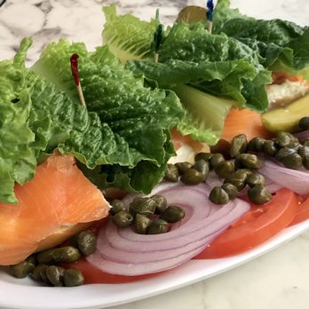 Goldberg'S Famous Deli - Lox Platter - Bagels Near Me - Millburn, New Jersey
