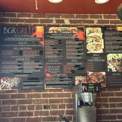 BGR Grille - Menu