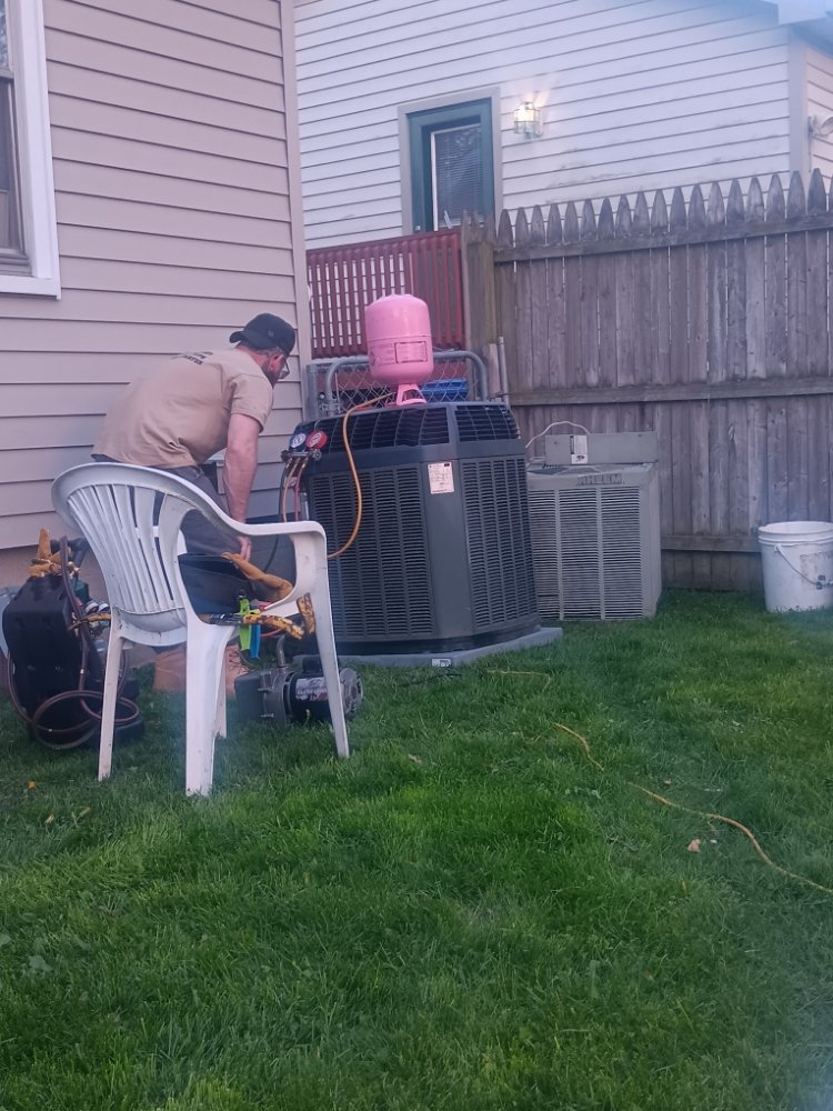 Slide of Wright heating and cooling