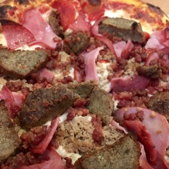 Rustico - NEW YORKER - a 12" pepperoni, sausage, meatball, ham, and bacon pizza - Italian Near Me - Murrieta, California Rustico - NEW YORKER - a 12" pepperoni, sausage, meatball, ham, and bacon pizza - Italian Near Me - Murrieta, California