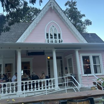 The Pink House - Wrap around deck with seating (side of pink house) - Sandwiches Near Me - Genoa, Nevada The Pink House - Wrap around deck with seating (side of pink house) - Sandwiches Near Me - Genoa, Nevada