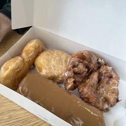 Pharaoh’s Bakery - Apple Fritter Donut Long Johns Donut Two Jelly Filled Donut