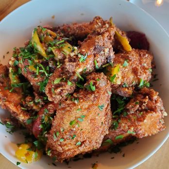 Fork & Hen - Spicy Garlic Parm Wings - Soul Food Near Me - Sarasota, Florida Fork & Hen - Spicy Garlic Parm Wings - Soul Food Near Me - Sarasota, Florida