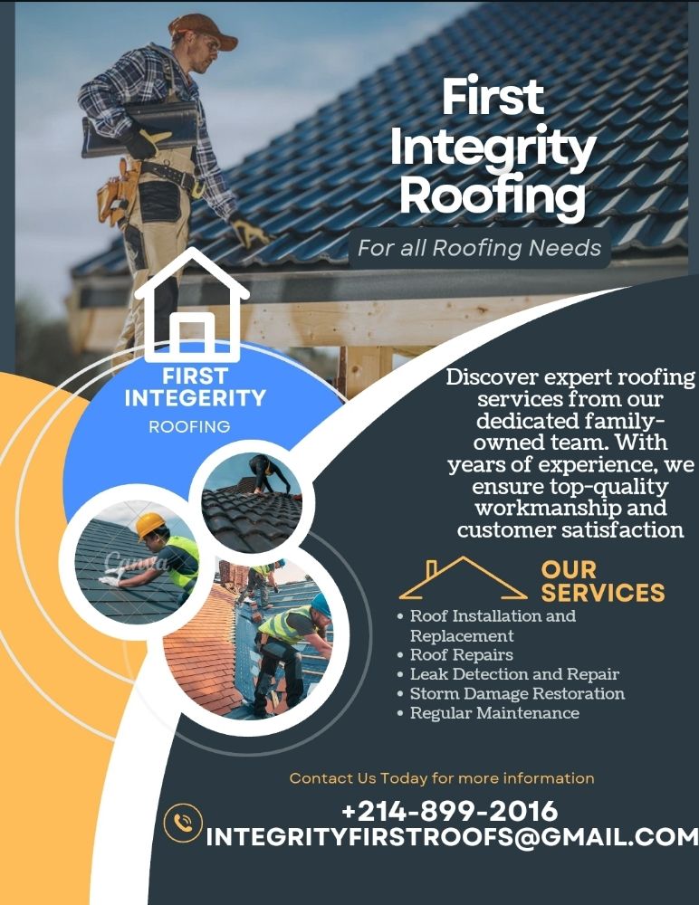 Slide of Integrity First Roofing
