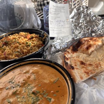 Desert Indian Flame - Maggi, chicken Tikki masala, very expensive naan bread. - Indian Near Me - Twentynine Palms, California Desert Indian Flame - Maggi, chicken Tikki masala, very expensive naan bread. - Indian Near Me - Twentynine Palms, California