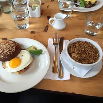 Allswell - Egg sandwich and granola + yogurt - New American Near Me - Brooklyn, New York