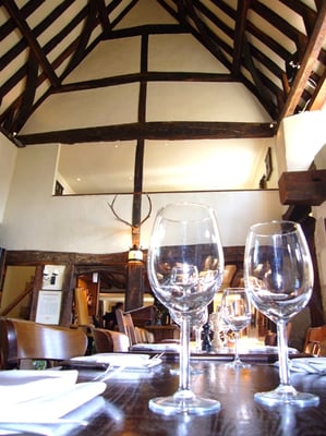 The White Hart at Fyfield by null