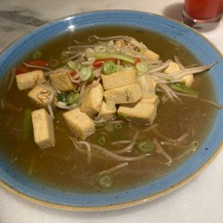 Taj Kraków - Wok tofu and bean sprouts.