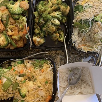 #1 Wok - Home style bean curd (aka tofu), Stir fried broccoli, Vegetable chow mei fun, Vegetable fried rice, white rice - Chinese Near Me - Fort Myers, Florida #1 Wok - Home style bean curd (aka tofu), Stir fried broccoli, Vegetable chow mei fun, Vegetable fried rice, white rice - Chinese Near Me - Fort Myers, Florida