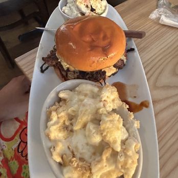 Salt + Smoke - Oklahoma Double Bacon Cheeseburger, Potato Salad-, White Cheddar Cracker Mac- - Bars Near Me - Saint Louis, Missouri