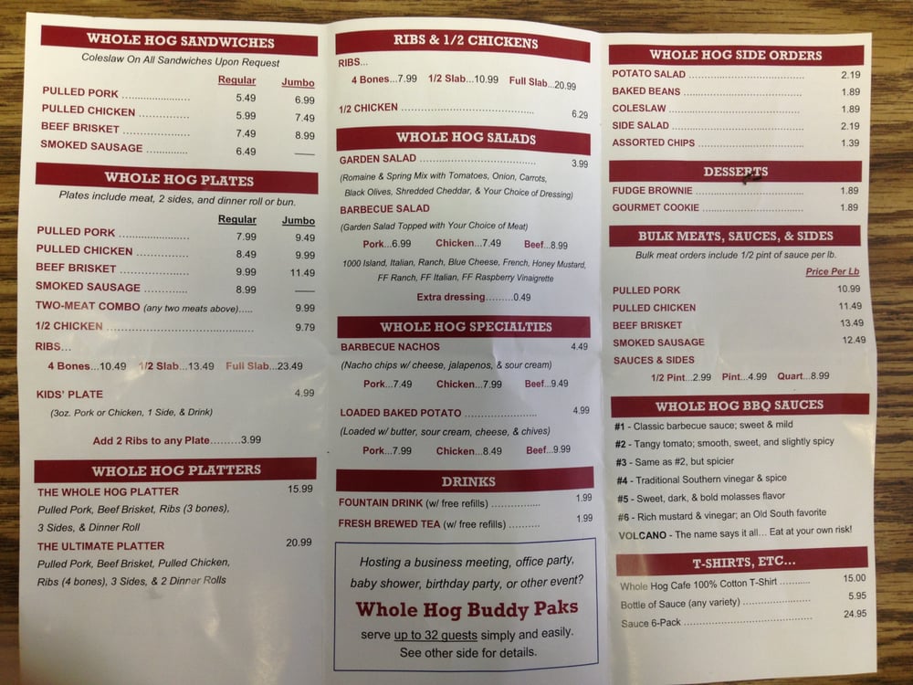 WHOLE HOG CAFE Updated September 2024 182 Photos & 288 Reviews 1811 Rte 70 W, Cherry Hill