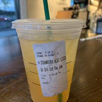 Starbucks - Iced Green Tea Lemonade - Coffee & Tea Near Me - Edison, New Jersey