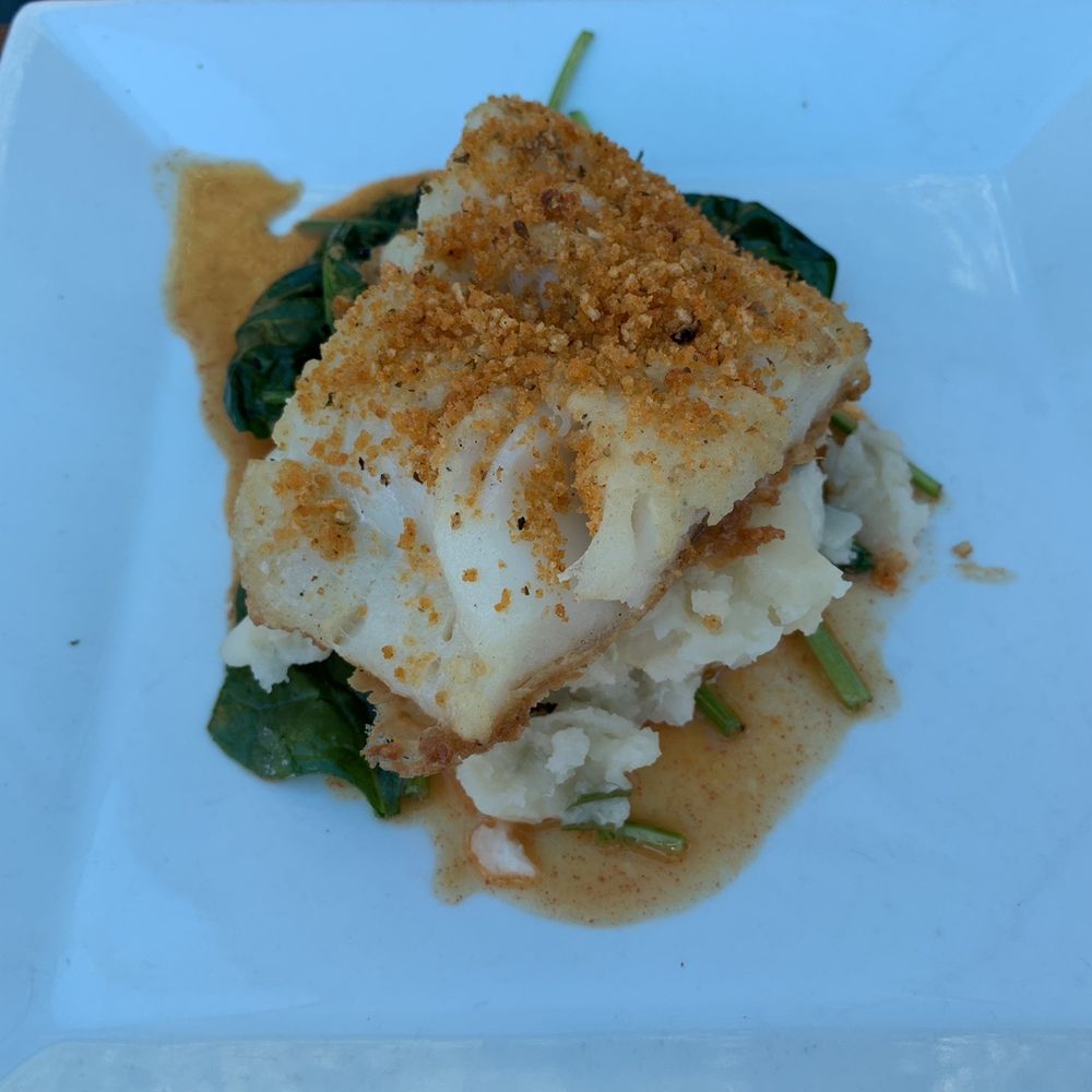 Focacceria - Chilean Sea Bass with Oreganata - Italian Near Me - Basking Ridge, New Jersey