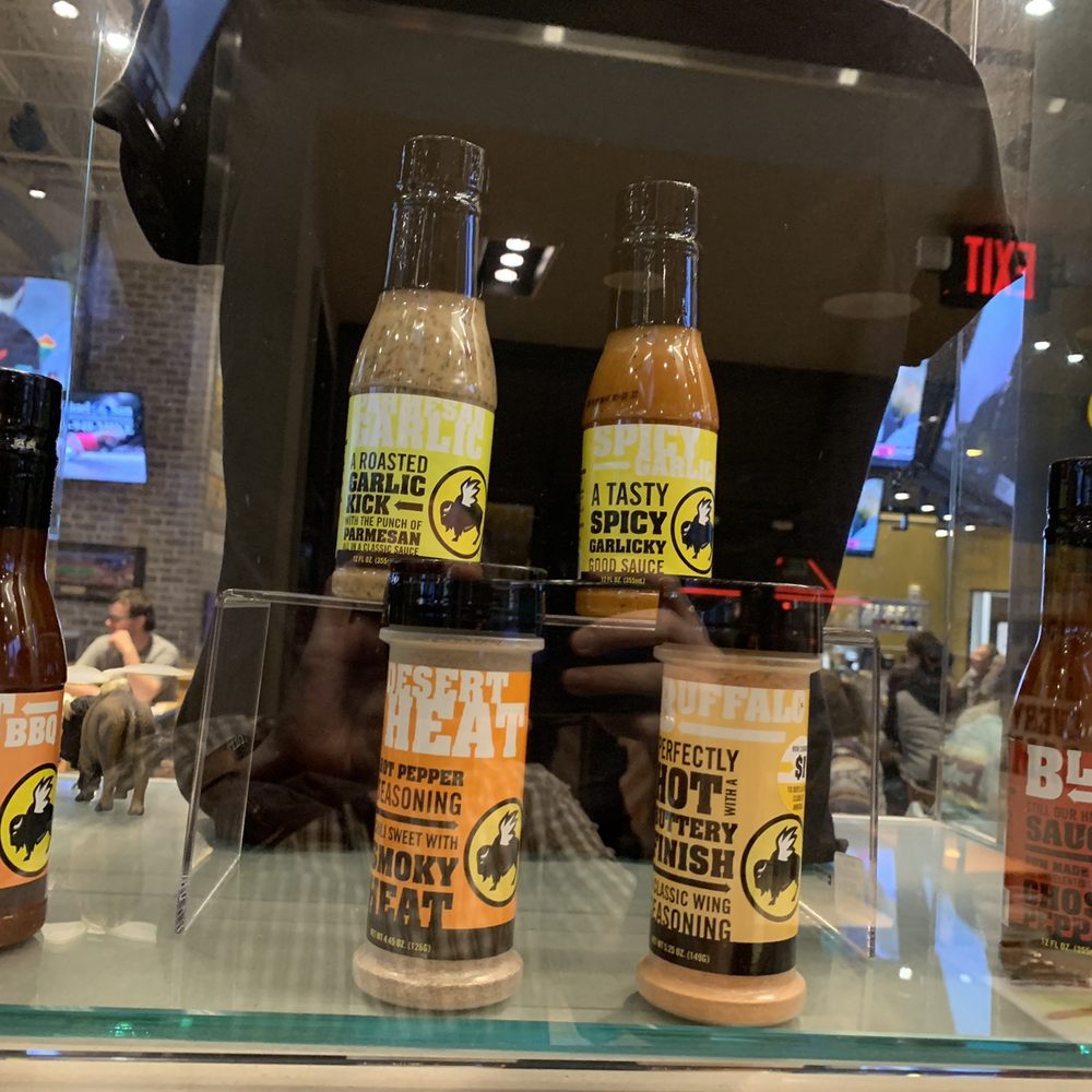 Buffalo Wild Wings - Some of the sauces - Sports Bars Near Me - Pooler, Georgia Buffalo Wild Wings - Some of the sauces - Sports Bars Near Me - Pooler, Georgia