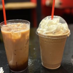 Little Five Points Diner - Caramel iced latte with oat milk