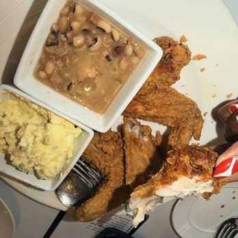 Della J's Delectables - Fried chicken wings with potato salad and black eyed peas - Southern Near Me - Alexandria, Virginia Della J's Delectables - Fried chicken wings with potato salad and black eyed peas - Southern Near Me - Alexandria, Virginia
