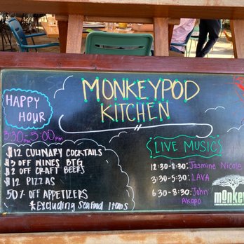 Monkeypod Kitchen - Happy hour menu - Hawaiian Near Me - Kapolei, Hawaii Monkeypod Kitchen - Happy hour menu - Hawaiian Near Me - Kapolei, Hawaii