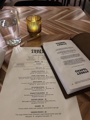 Menu photo 5 Chapel Street Chicago, IL