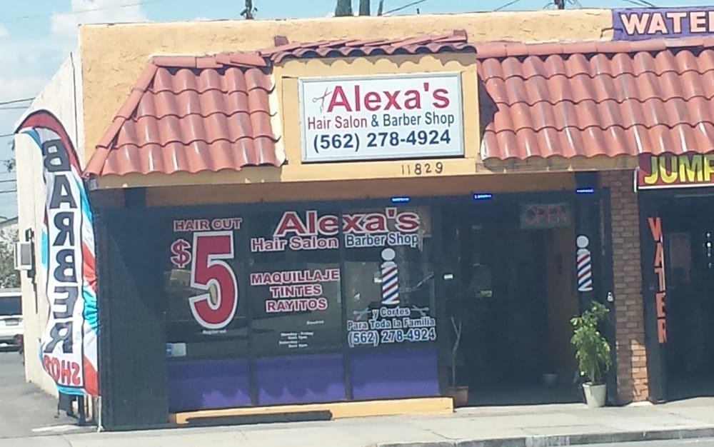 Alexa's Hair & Barbershop Logo