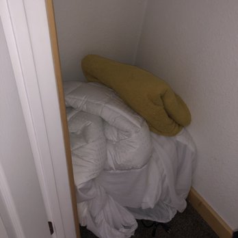 Big Bear Cool Cabins - More bedding on the closet floors...where the bottoms of people's shoes belong! - Property Management Near Me - Big Bear Lake, California Big Bear Cool Cabins - More bedding on the closet floors...where the bottoms of people's shoes belong! - Property Management Near Me - Big Bear Lake, California