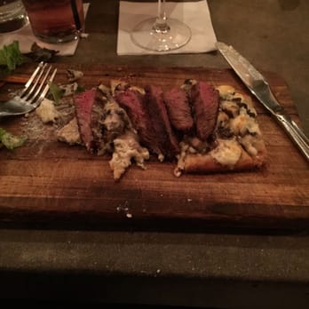 Cask - Half eaten Flat Iron Flatbread. - Bars Near Me - New York, New York Cask - Half eaten Flat Iron Flatbread. - Bars Near Me - New York, New York
