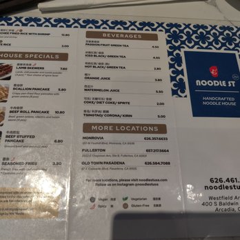 Noodle St - Menu December 2022 - Noodles Near Me - Arcadia, California Noodle St - Menu December 2022 - Noodles Near Me - Arcadia, California