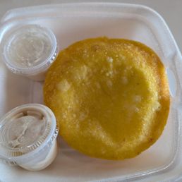 Egg arepa