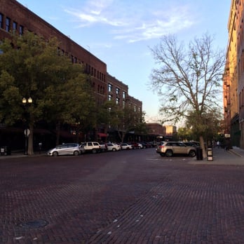 Plank Provisions - The view of Old Market street near The Plank - Seafood Near Me - Omaha, Nebraska