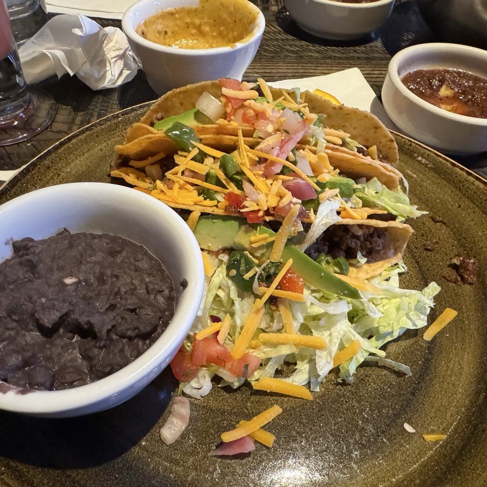 Impossible Tacos- I asked them for crispy tacos & they obliged me. Delicious