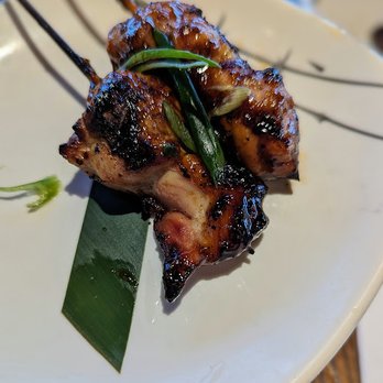 East Izakaya - Chicken MoMo. It was delicious. It came straight from the grill to our table, still warm and juicy. - Japanese Near Me - Niagara Falls, Ontario