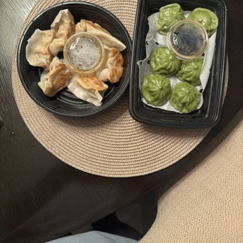 Yu Noodles - S2. Six Piece Pan-Fried Chicken Mushrooms Dumplings Shrimp and Pork Soup Dumplings - Chinese Near Me - Silver Spring, Maryland