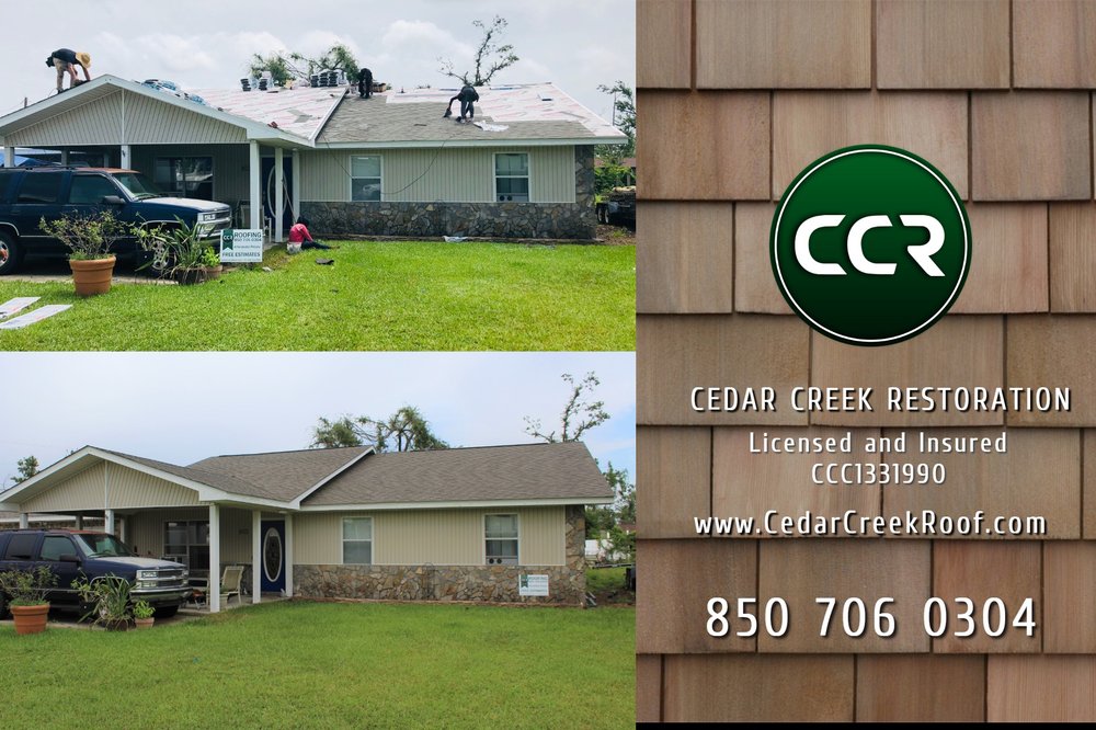 Slide of Cedar Creek Roofing