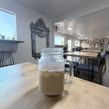 Mint Coffeehouse - Oat milk iced latte - Caterers Near Me - Tucker, Georgia Mint Coffeehouse - Oat milk iced latte - Caterers Near Me - Tucker, Georgia