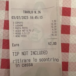 The bill the second time.